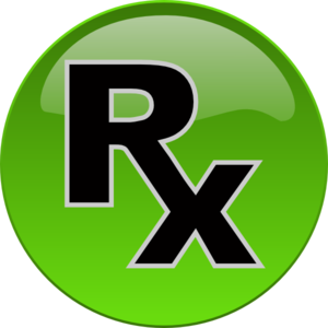 Green Rx Medical Symbol Clip Art at Clker