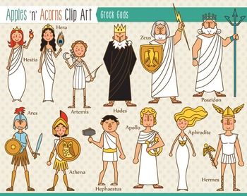 Greek Gods Clip Art
