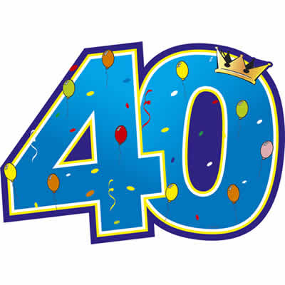 40 years expert clipart