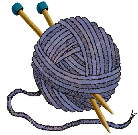 Knitting Needles And Yarn Clipart