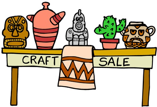craft sale clip art