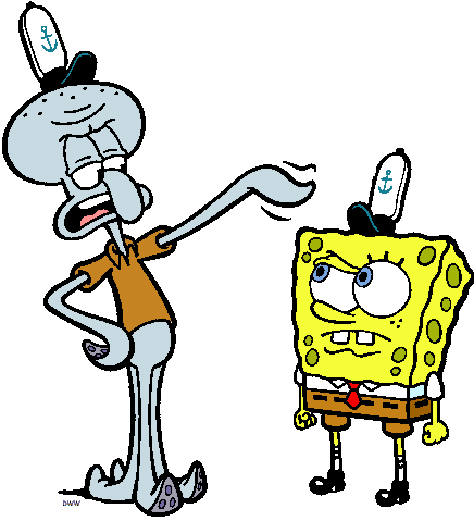Squidward Spongebob Clipart