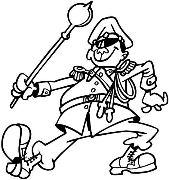 majorette twirling coloring pages - photo #13
