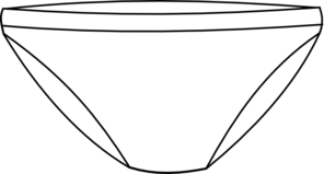 Underwear Clipart Black And White