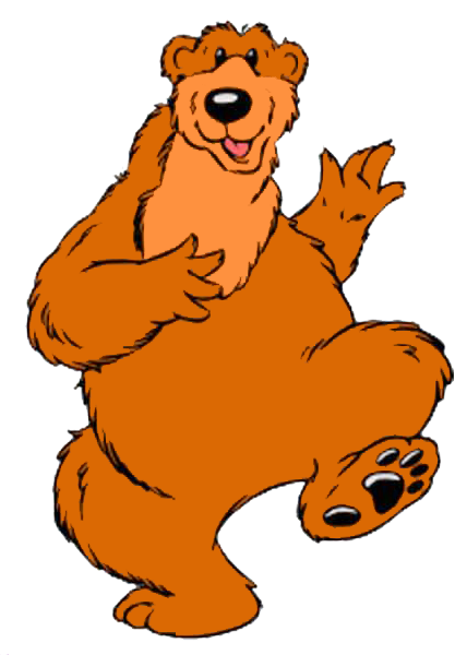 Bear In the Big Blue House Clipart