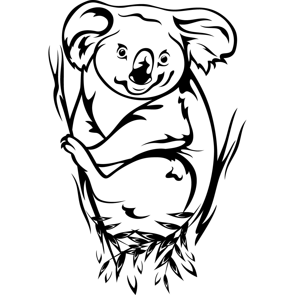 Free Koala Outline Cliparts Download Free Koala Outline Cliparts Png