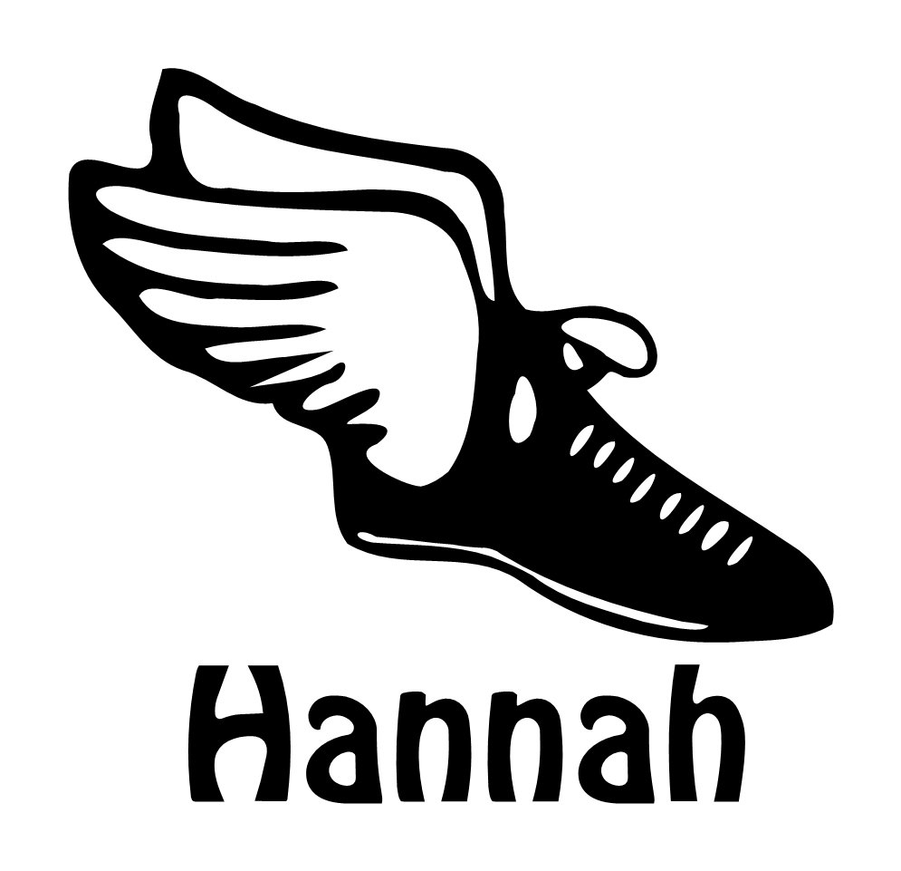 People with flying shoes clipart
