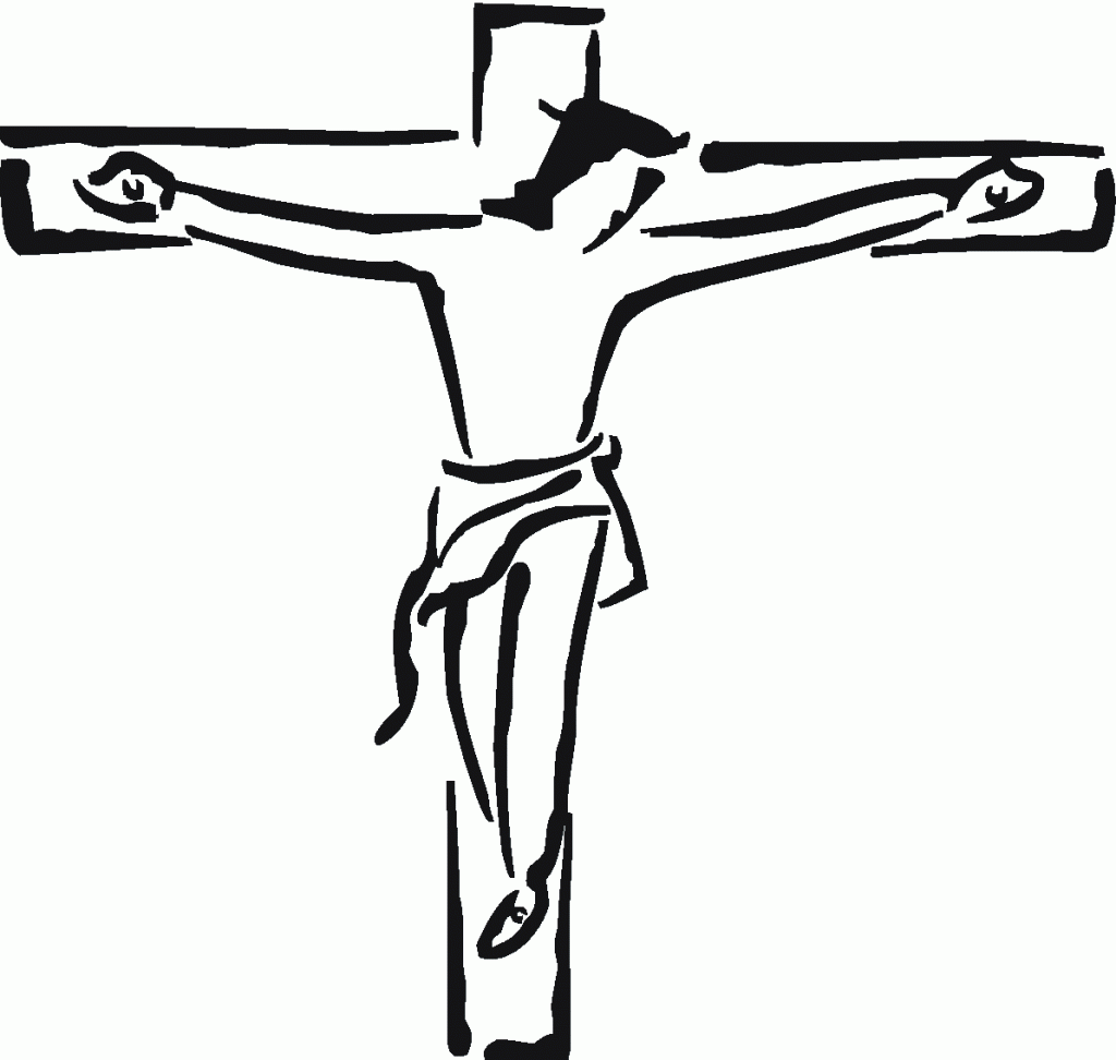 Jesus On The Cross Cartoon