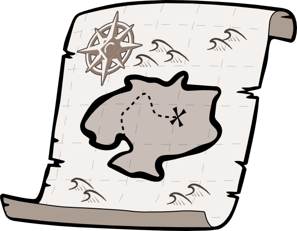 Map Clip Art Black And White