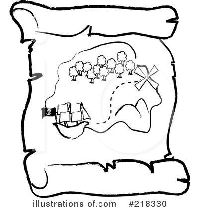 Bed map black and white clipart