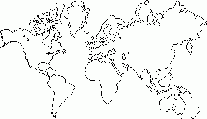 world map clipart