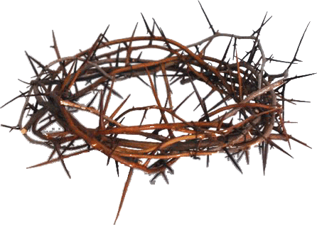 Red Robe Crown Thorns Clipart