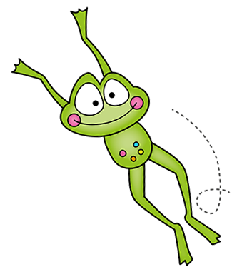 leaping frog clip art