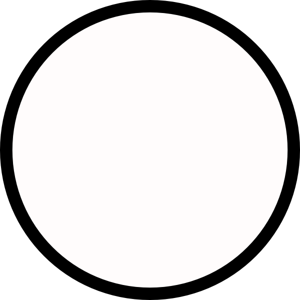 Black Circle Medium Outline Clip Art at Clker