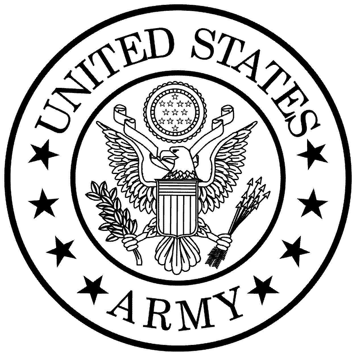 us army logo dxf file - Clip Art Library