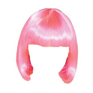 Pink wig clipart