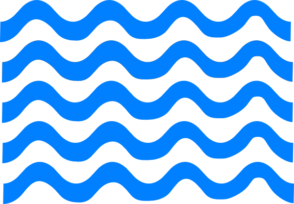 Blue Wave Lines Clip Art at Clker