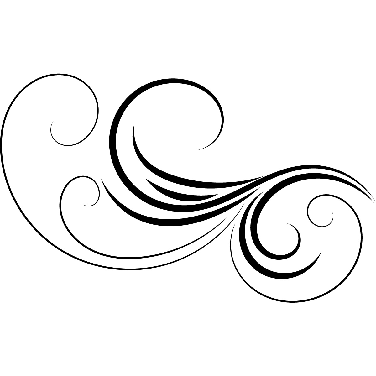Wave Drawing Clipart 