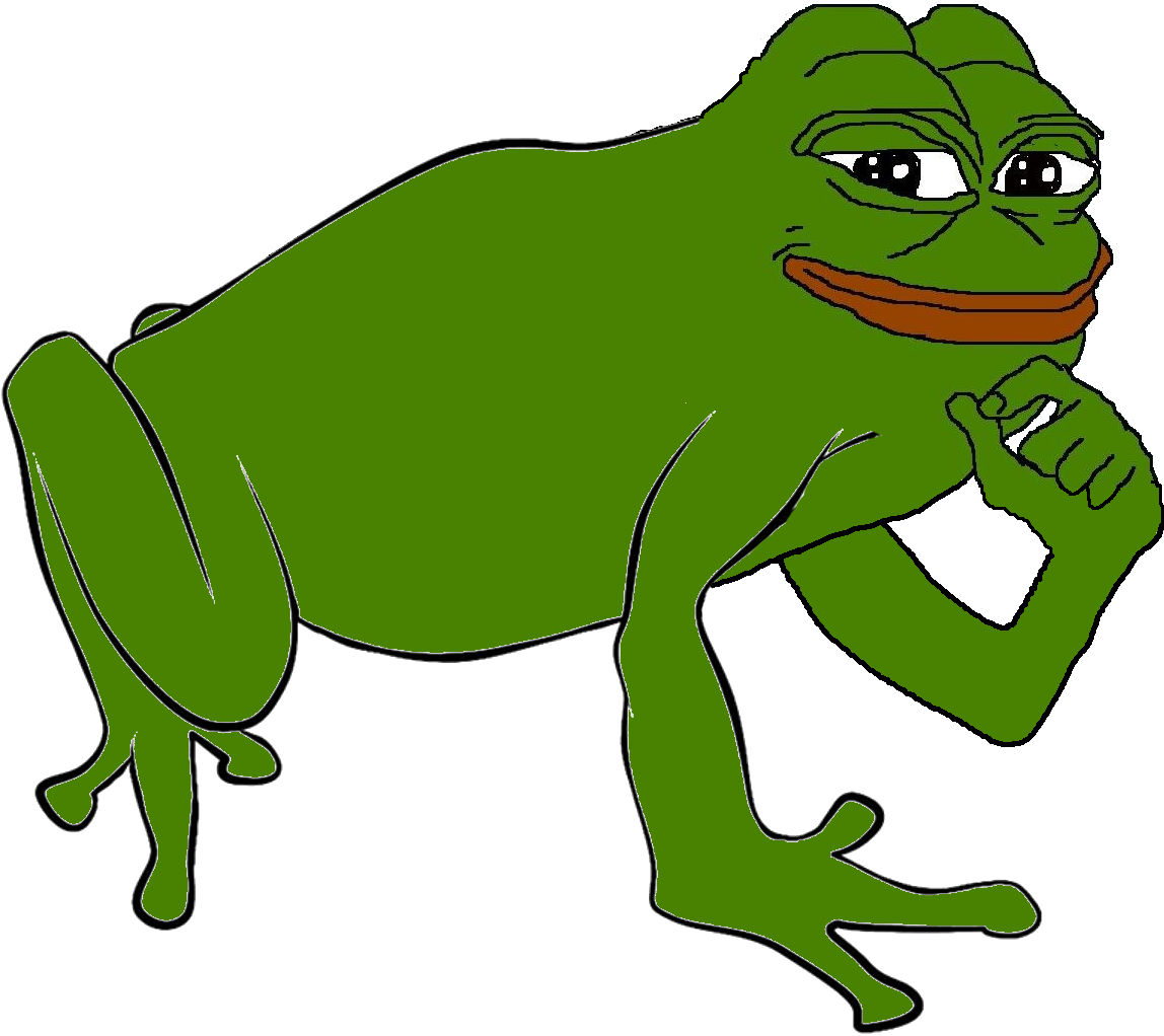 Angry pepe the frog clipart
