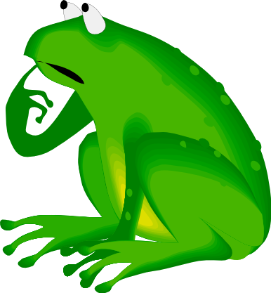 Animated frog clipart