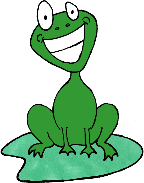 Happy Frog Clip Art