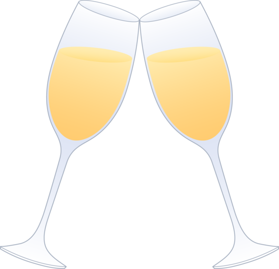 Clipart champagne toast