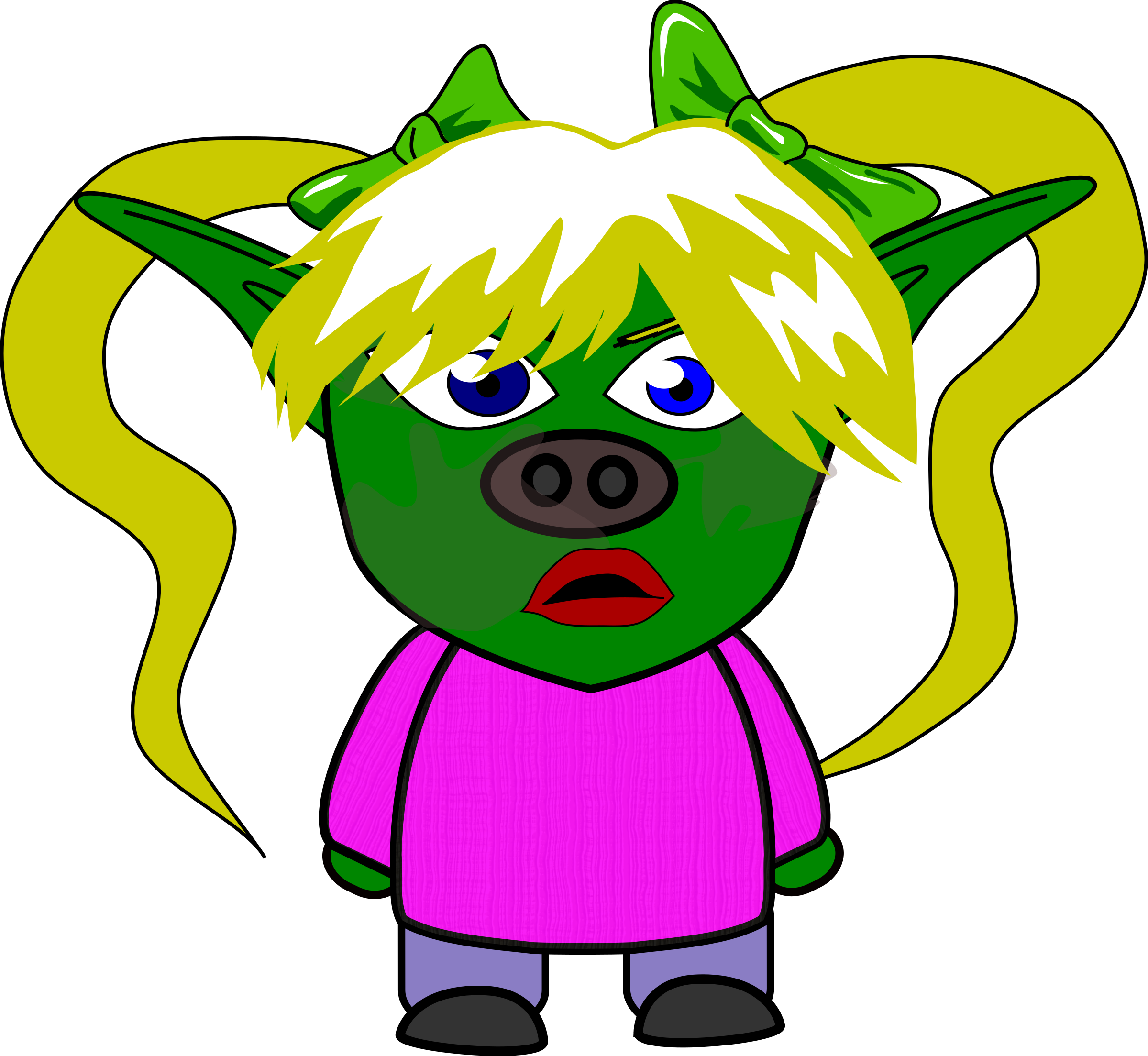 Clip Arts Related To : monster clipart green. view all Cute Goblin Cliparts...