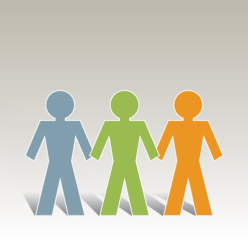 Three People Clipart