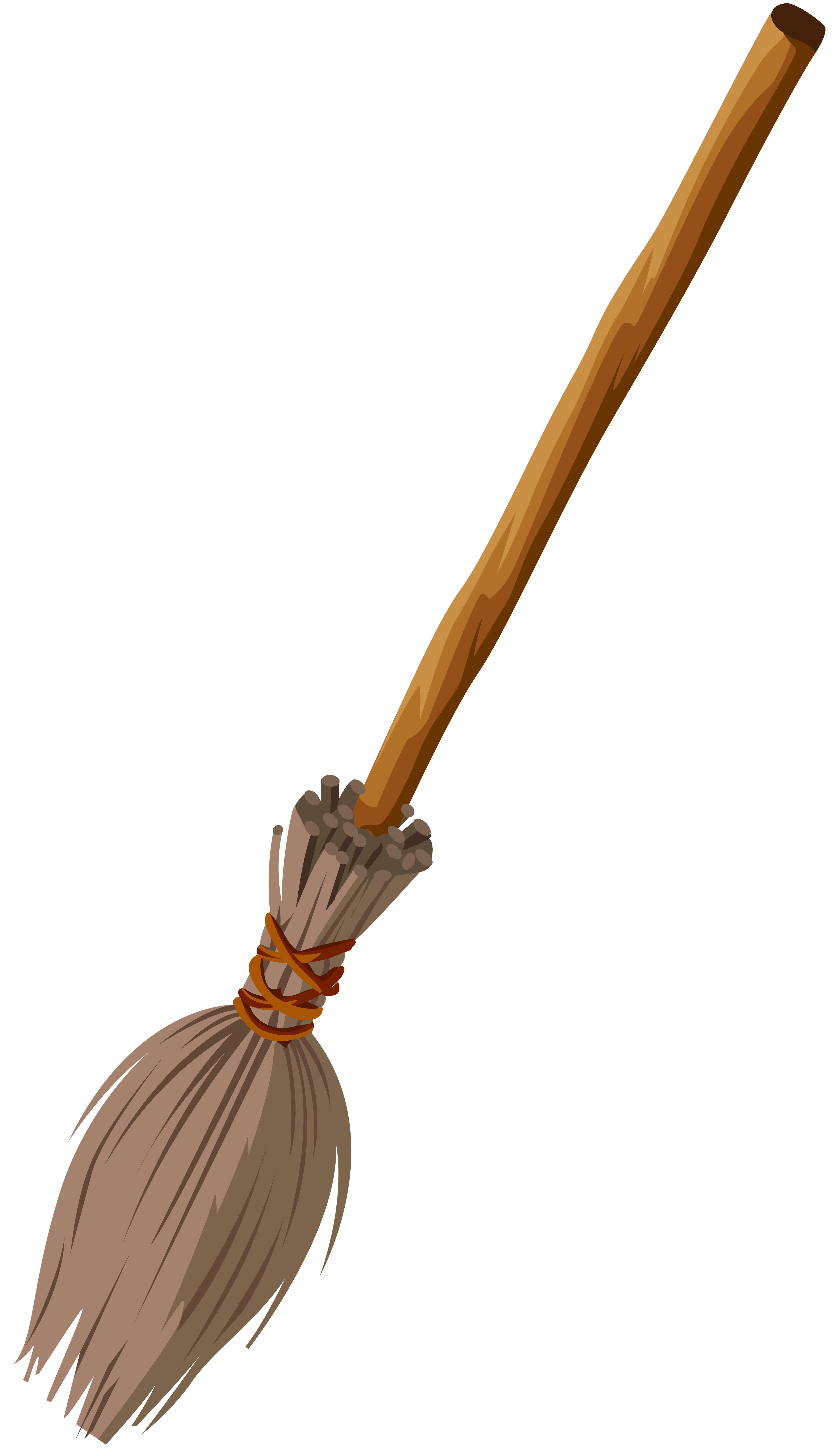 Witch Broom Transparent Clip Art PNG Image 