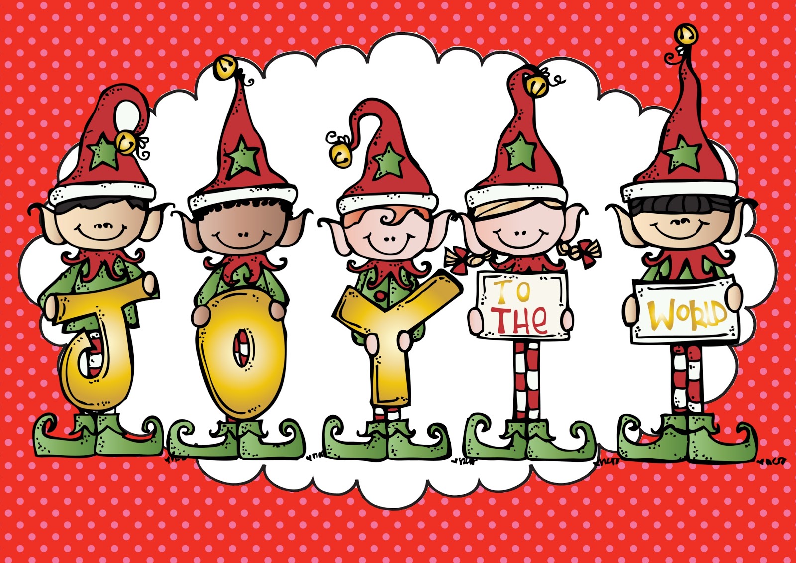 staples holiday elves clipart