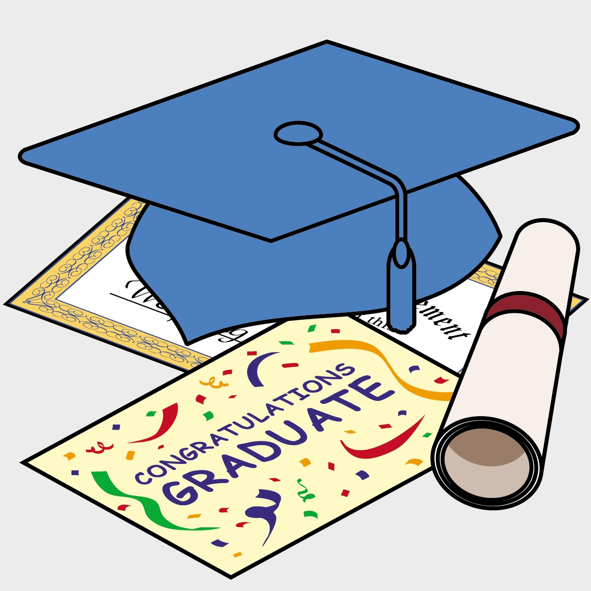 College graduation clip art