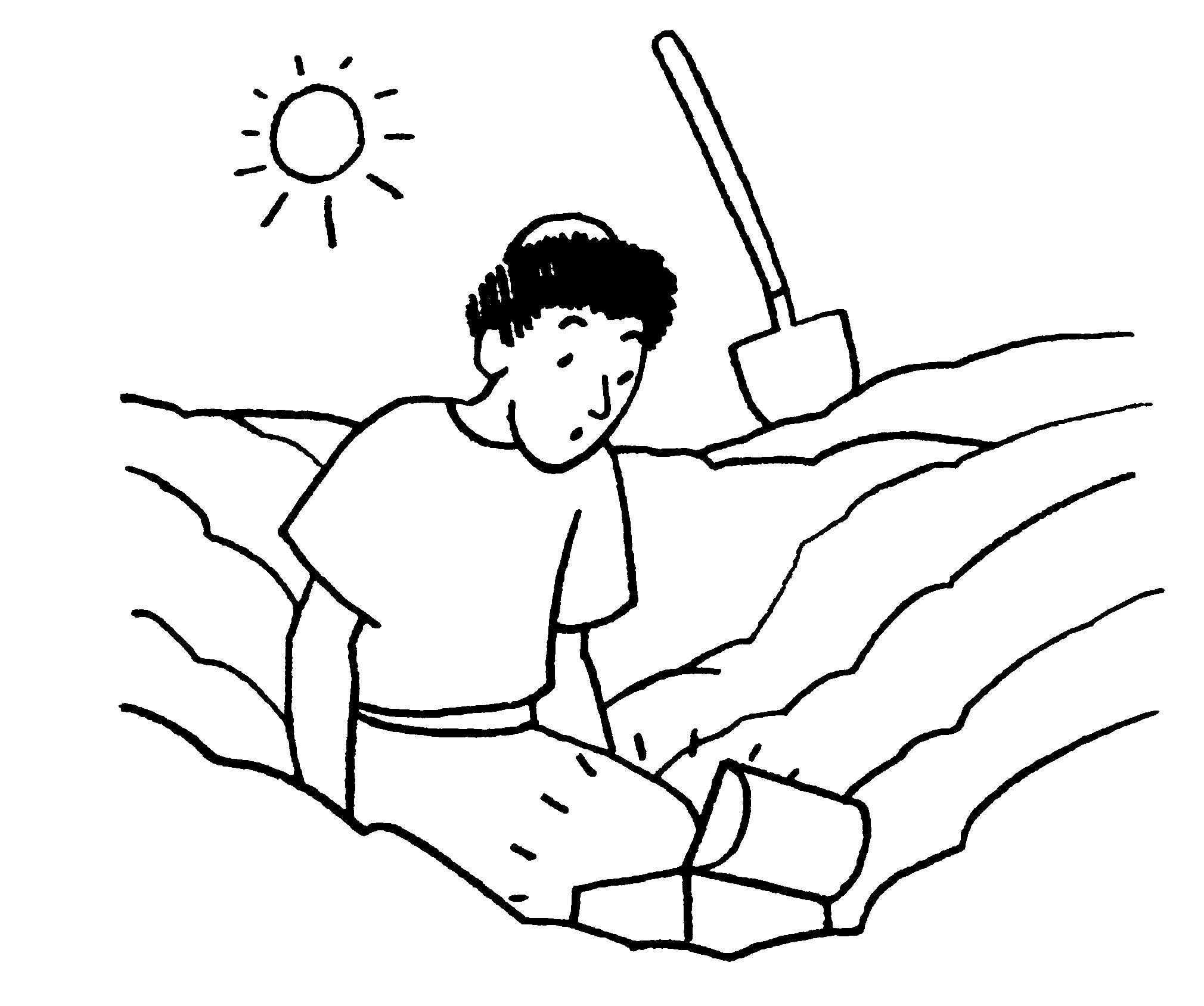 hidden-treasure-parable-drawing-clip-art-library