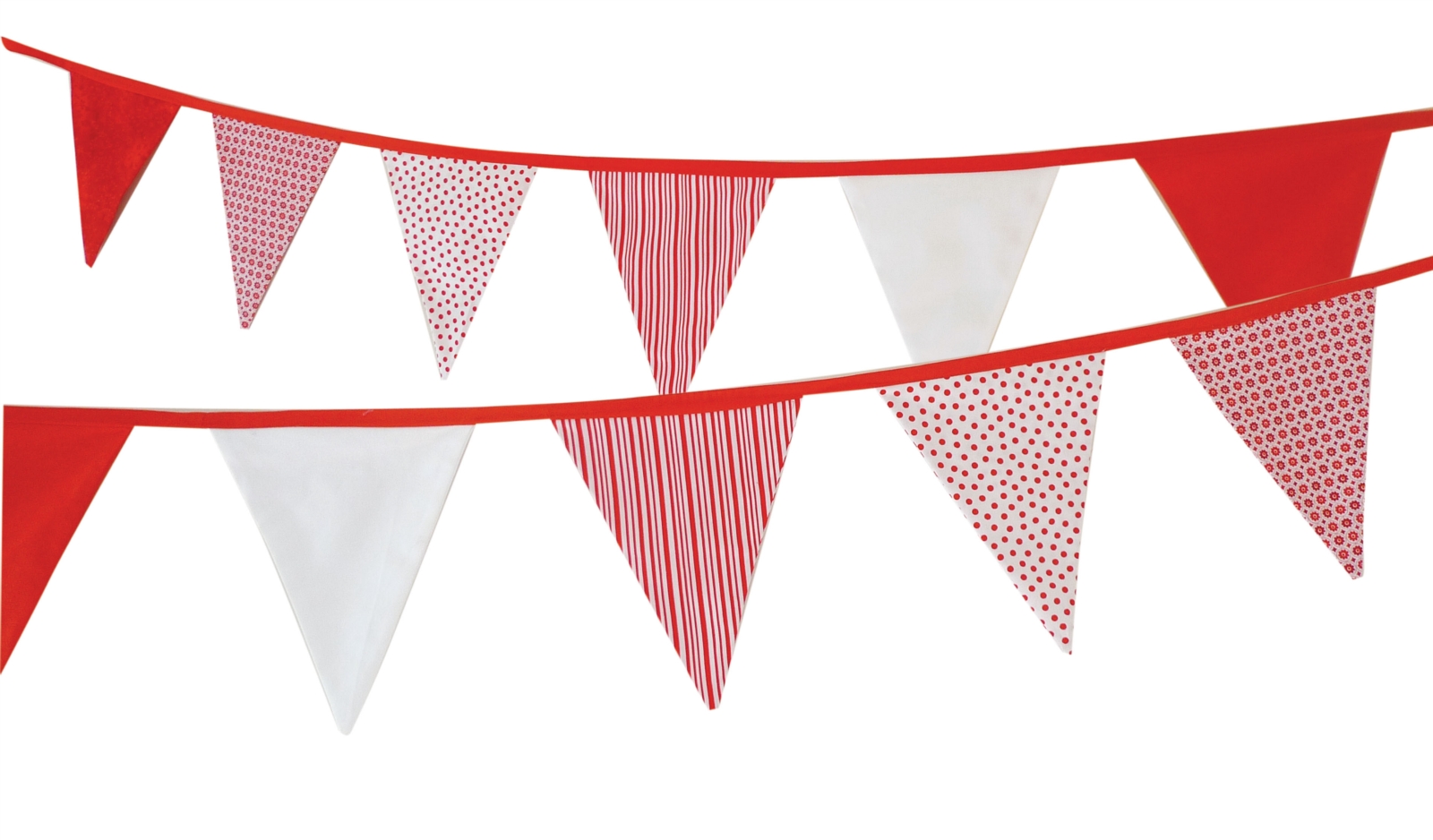 Red bunting clipart