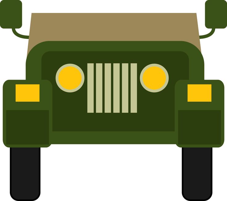 free army jeep clipart