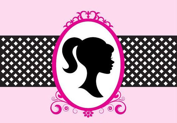 Barbie silhouette clipart