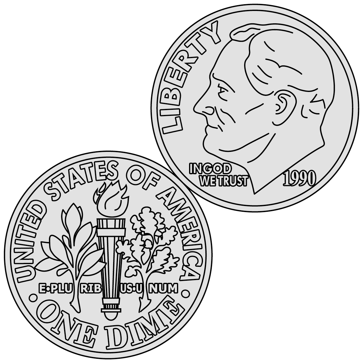 Coins Front And Back Printable