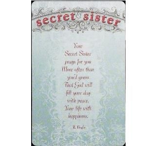 SECRET SISTER CARDS AND GIFTS