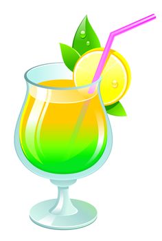 Exotic Summer Cocktail PNG Clipart Picture 