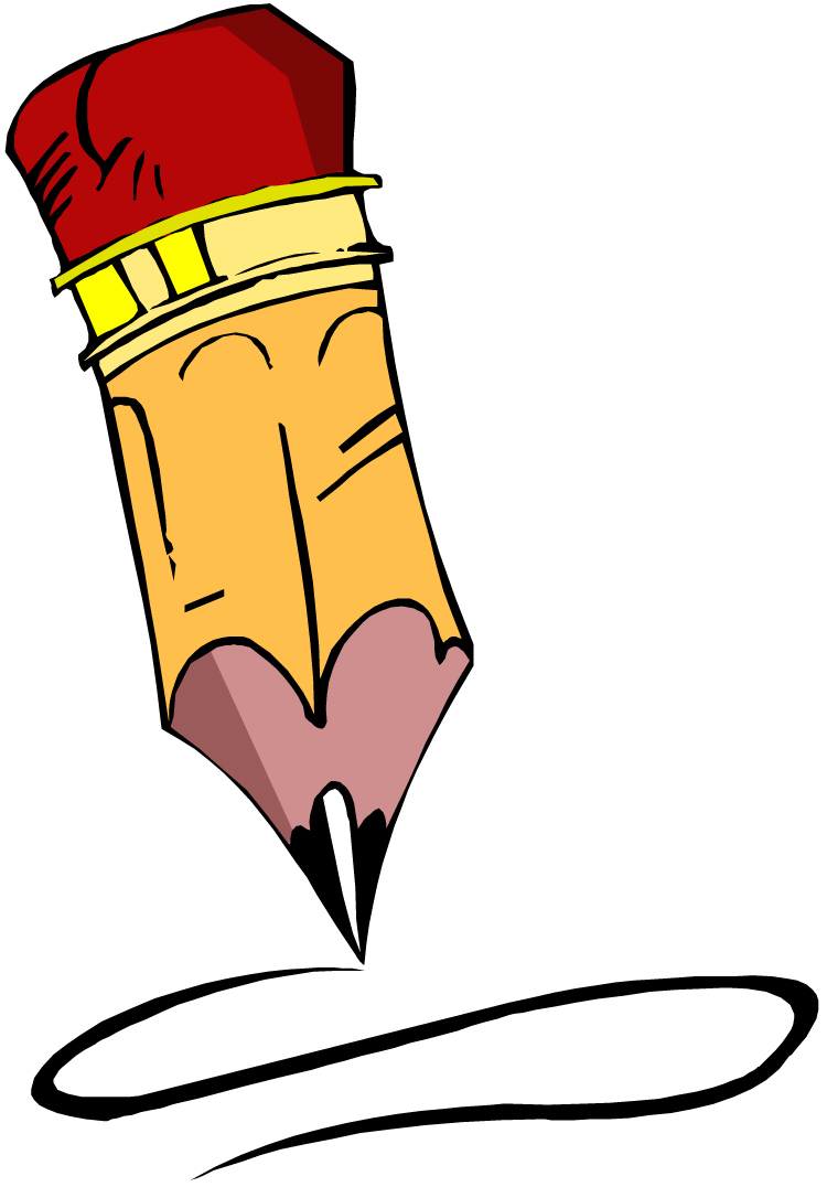 Free Pencil Writing Clipart Image