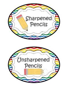 Sharpened  Unsharpened Pencils or Sharp  Broken ~ 8 styles