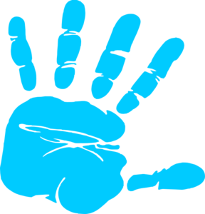 Baby Hand Print Clipart Free Clipart Image