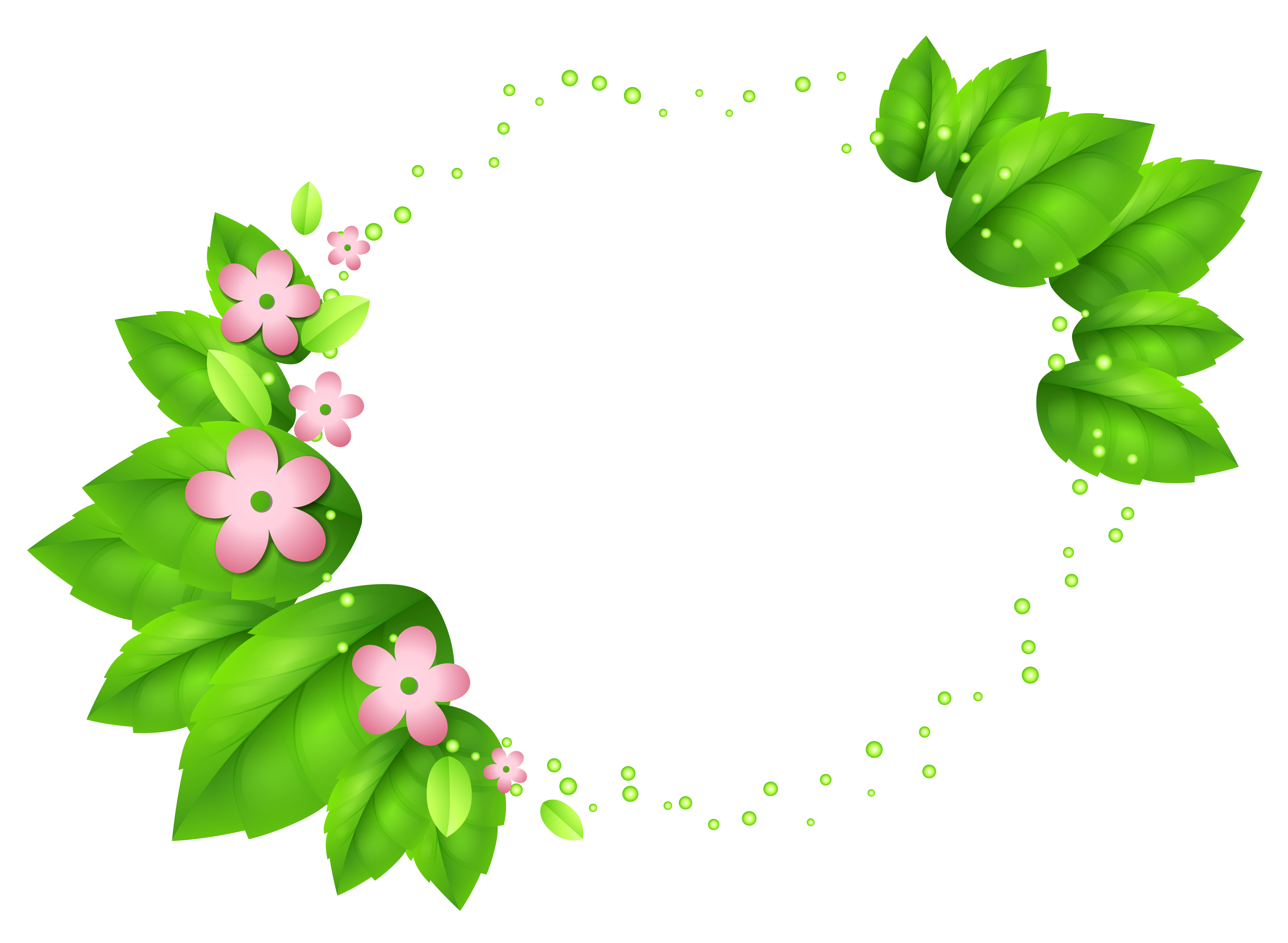 Green Spring Decor with Pink Flowers?m=1399672800