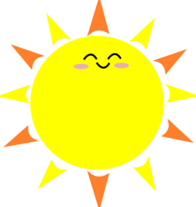 Smiling sun clipart free image 2 – Gclipart 