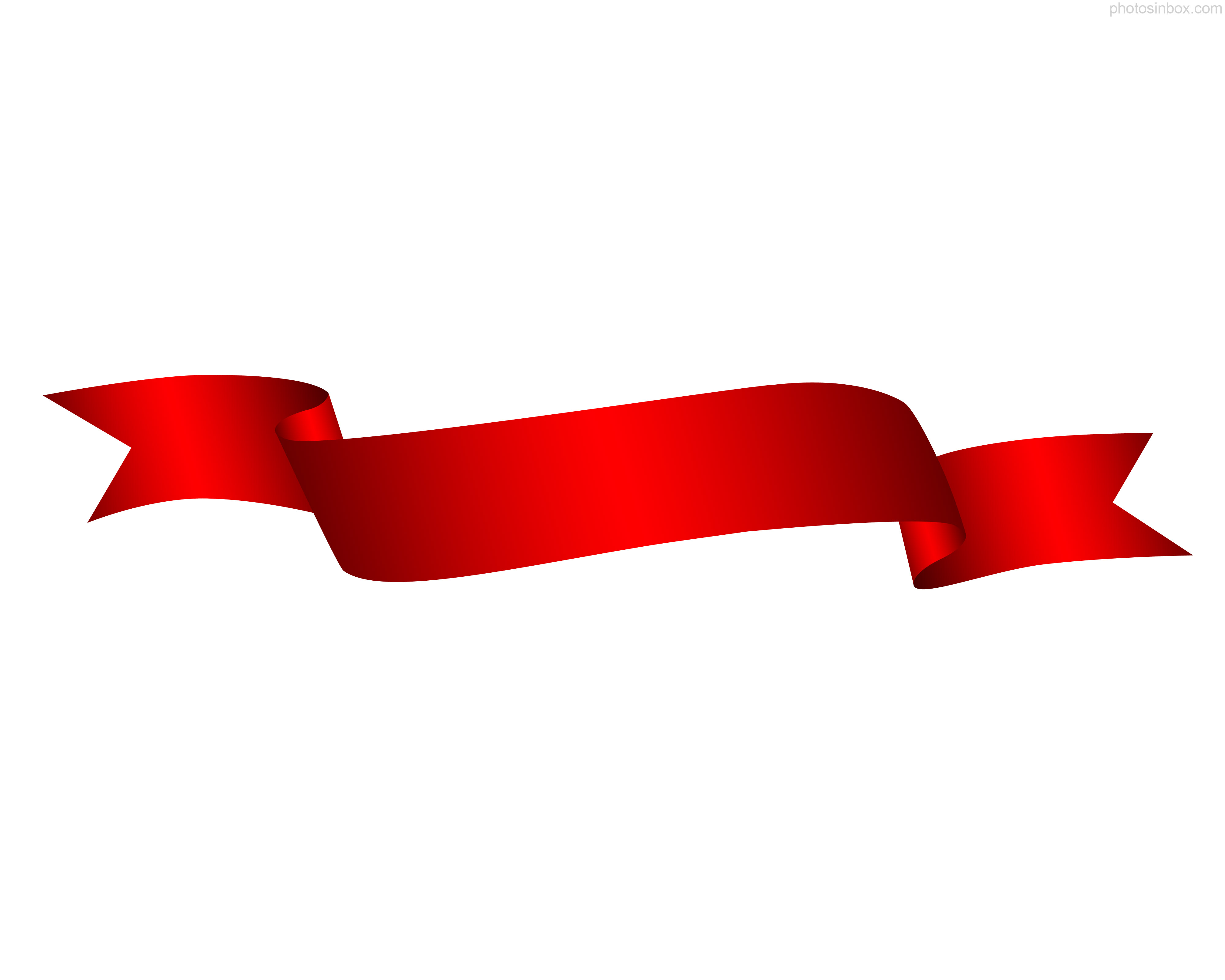 Free Red Corner Ribbon Clip Art
