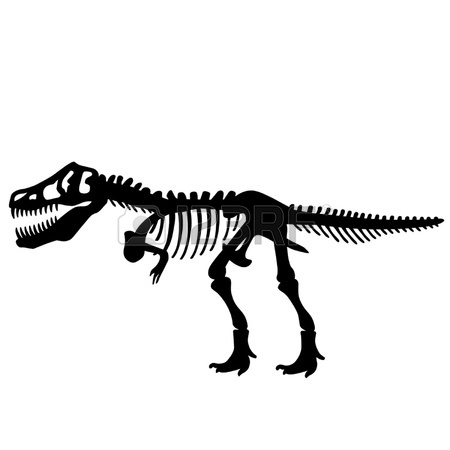 dinosaur bone clipart