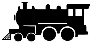 Train Silhouette Clipart 