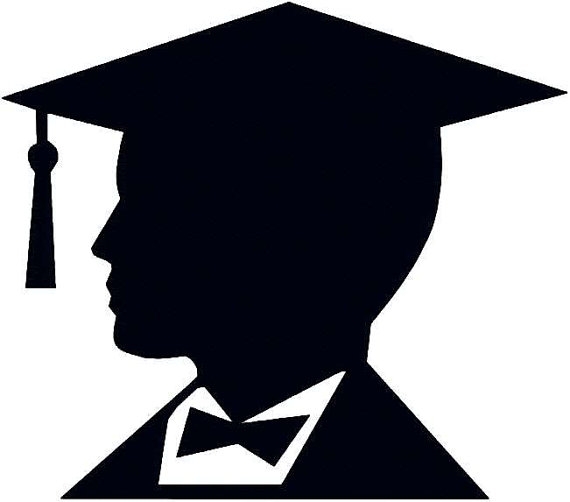 Graduate Silhouette Clipart