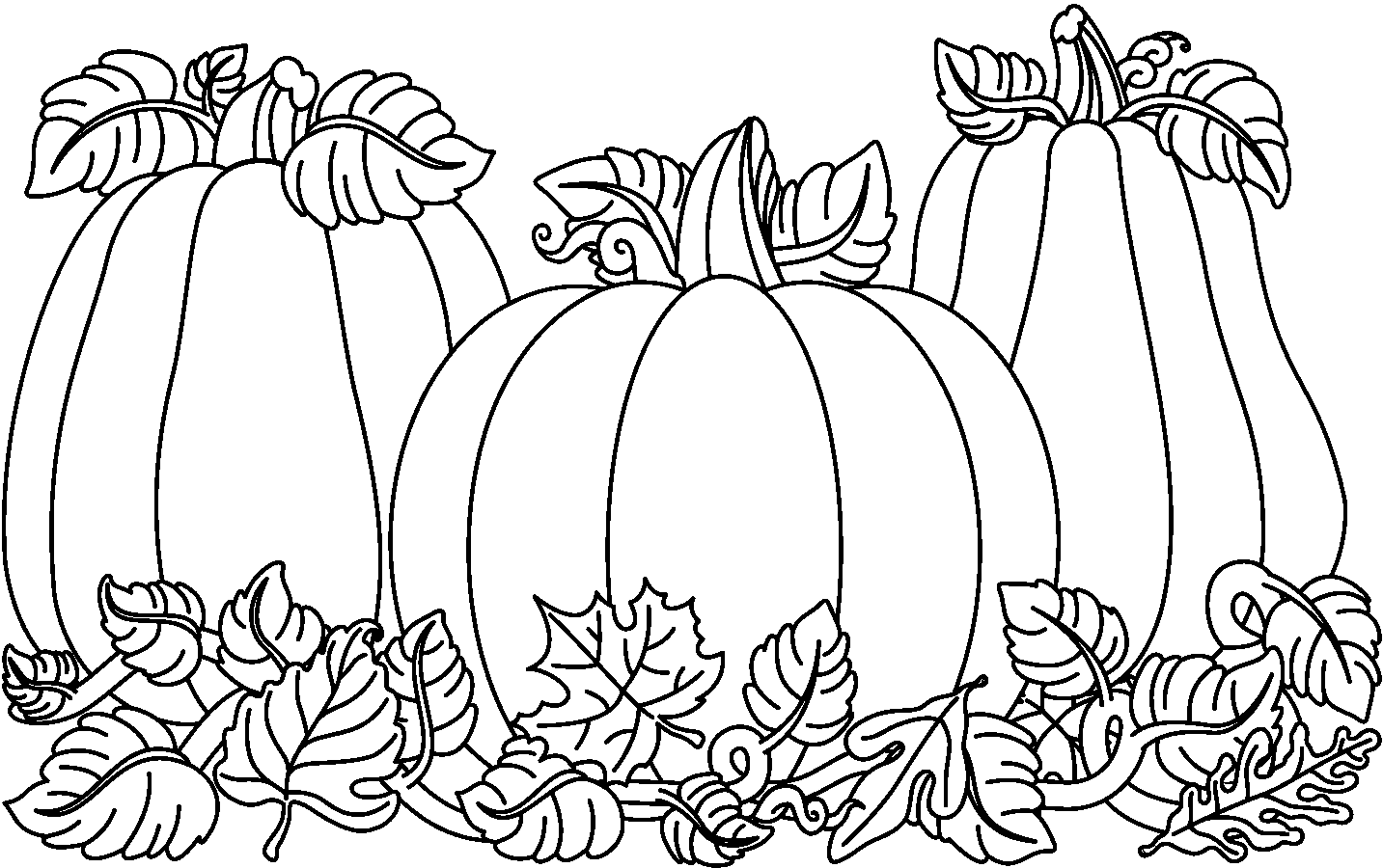 Free autumn clipart black and white