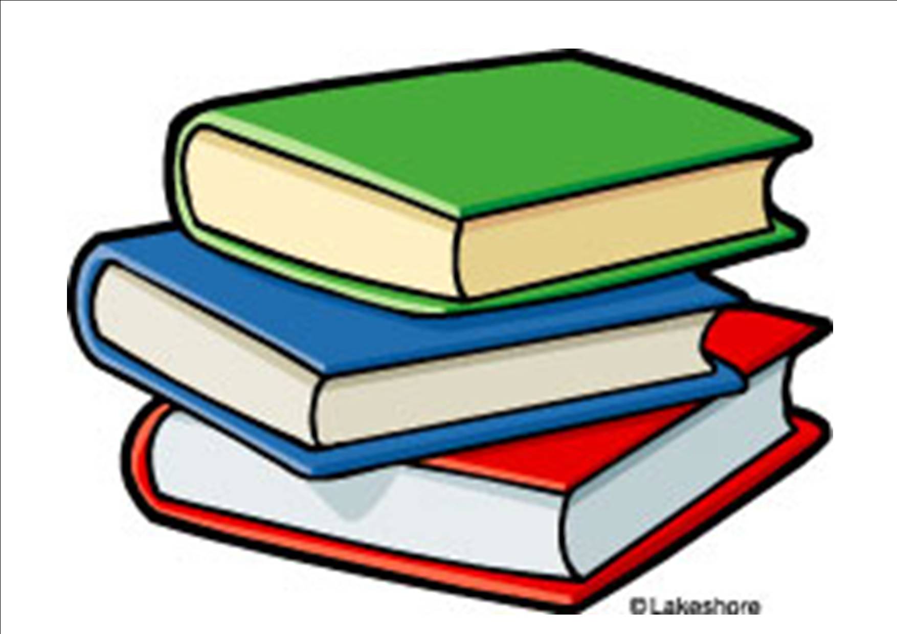 clipart of books falling