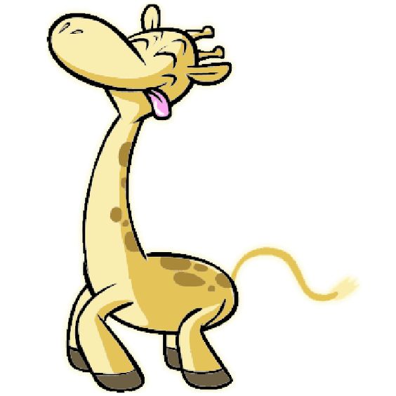 Funny Giraffe Cartoon Clip Art Image.All Giraffe Cartoon Image